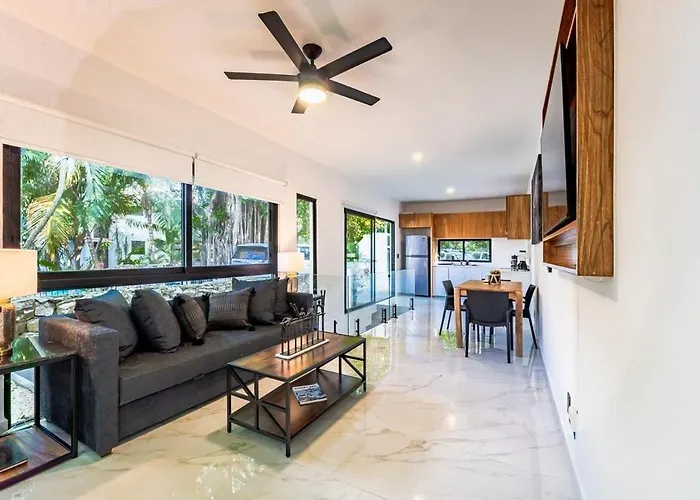 Magnificent One Block From Playacar Apartment