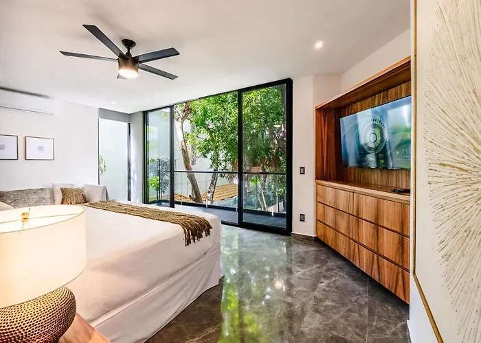 Magnificent One Block From Playacar Apartment *